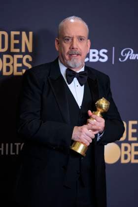 January 7, 2024, Beverly Hills, California, USA: Paul Giamatti in the press room of the 81st Annual Golden Globe Awards on Sunday January 7, 2024 at The Beverly Hilton Hotel in Beverly Hills, California. ARIANA RUIZ PI Beverly Hills USA - ZUMAp124 20240107_zaa_p124_111 Copyright: xArianaxRuizx