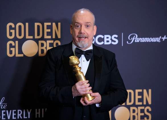 January 7, 2024, Beverly Hills, California, USA: Paul Giamatti in the press room of the 81st Annual Golden Globe Awards on Sunday January 7, 2024 at The Beverly Hilton Hotel in Beverly Hills, California. ARIANA RUIZ PI Beverly Hills USA - ZUMAp124 20240107_zaa_p124_112 Copyright: xArianaxRuizx