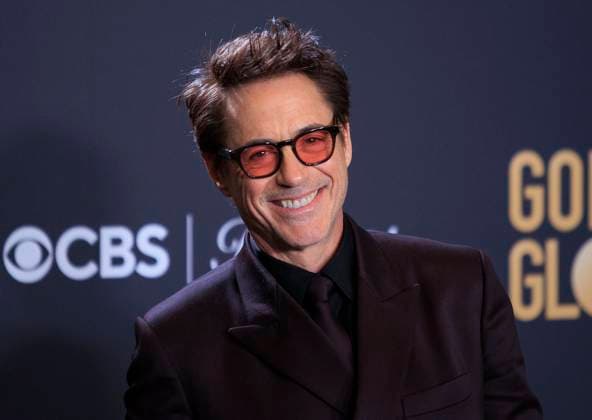 January 7, 2024, Beverly Hills, California, USA: Robert Downey Jr. in the press room of the 81st Annual Golden Globe Awards on Sunday January 7, 2024 at The Beverly Hilton Hotel in Beverly Hills, California. ARIANA RUIZ PI Beverly Hills USA - ZUMAp124 20240107_zaa_p124_119 Copyright: xArianaxRuizx