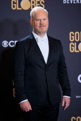January 7, 2024, Beverly Hills, California, USA: Jim Gaffigan in the press room of the 81st Annual Golden Globe Awards on Sunday January 7, 2024 at The Beverly Hilton Hotel in Beverly Hills, California. ARIANA RUIZ PI Beverly Hills USA - ZUMAp124 20240107_zaa_p124_139 Copyright: xArianaxRuizx