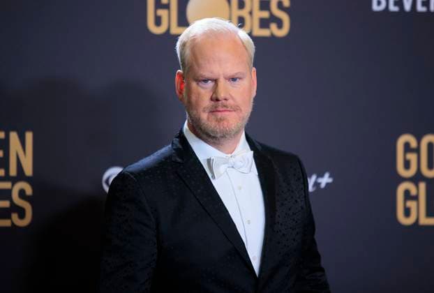 January 7, 2024, Beverly Hills, California, USA: Jim Gaffigan in the press room of the 81st Annual Golden Globe Awards on Sunday January 7, 2024 at The Beverly Hilton Hotel in Beverly Hills, California. ARIANA RUIZ PI Beverly Hills USA - ZUMAp124 20240107_zaa_p124_148 Copyright: xArianaxRuizx