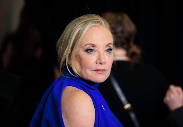 January 7, 2024, Beverly Hills, California, USA: J. Smith-Cameron in the press room of the 81st Annual Golden Globe Awards on Sunday January 7, 2024 at The Beverly Hilton Hotel in Beverly Hills, California. ARIANA RUIZ PI Beverly Hills USA - ZUMAp124 20240107_zaa_p124_164 Copyright: xArianaxRuizx