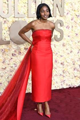 Ayo Edebiri at the 81 Golden Globe Awards at the Beverly Hilton Hotel Beverly Hills, 07 01 2024 Foto:xJ.xBlocx xFuturexImagex globes_2024_4140
