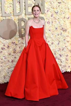 Julianne Moore at the 81 Golden Globe Awards at the Beverly Hilton Hotel Beverly Hills, 07 01 2024 Foto:xJ.xBlocx xFuturexImagex globes_2024_4170