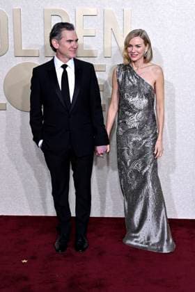 Billy Crudup with wife Naomi Watts at the 81 Golden Globe Awards at the Beverly Hilton Hotel Beverly Hills, 07 01 2024 Foto:xJ.xBlocx xFuturexImagex globes_2024_4179