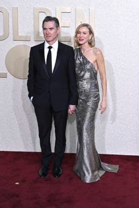 Billy Crudup with wife Naomi Watts at the 81 Golden Globe Awards at the Beverly Hilton Hotel Beverly Hills, 07 01 2024 Foto:xJ.xBlocx xFuturexImagex globes_2024_4180