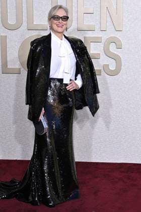 Meryl Streep at the 81 Golden Globe Awards at the Beverly Hilton Hotel Beverly Hills, 07 01 2024 Foto:xJ.xBlocx xFuturexImagex globes_2024_4196