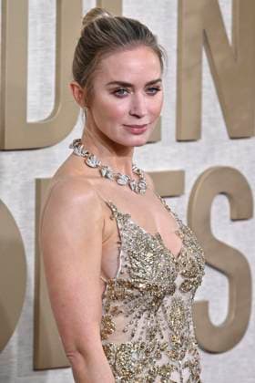 Emily Blunt at the 81 Golden Globe Awards at the Beverly Hilton Hotel Beverly Hills, 07 01 2024 Foto:xJ.xBlocx xFuturexImagex globes_2024_4213