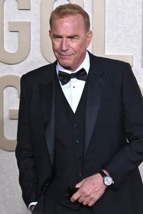 Kevin Costner at the 81 Golden Globe Awards at the Beverly Hilton Hotel Beverly Hills, 07 01 2024 Foto:xJ.xBlocx xFuturexImagex globes_2024_4216