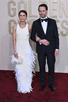 Keri Russell and Matthew Rhys at the 81 Golden Globe Awards at the Beverly Hilton Hotel Beverly Hills, 07 01 2024 Foto:xJ.xBlocx xFuturexImagex globes_2024_4252