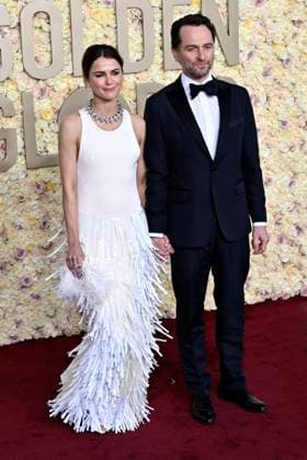 Keri Russell and Matthew Rhys at the 81 Golden Globe Awards at the Beverly Hilton Hotel Beverly Hills, 07 01 2024 Foto:xJ.xBlocx xFuturexImagex globes_2024_4253