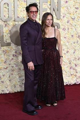 Robert Downey Jr with wife Susan Downey at the 81 Golden Globe Awards at the Beverly Hilton Hotel Beverly Hills, 07 01 2024 Foto:xJ.xBlocx xFuturexImagex globes_2024_4279