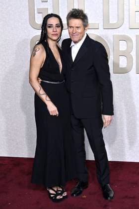 Giada Colagrande with husband Willem Dafoe at the 81 Golden Globe Awards at the Beverly Hilton Hotel Beverly Hills, 07 01 2024 Foto:xJ.xBlocx xFuturexImagex globes_2024_4292