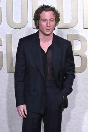 Jeremy Allen White at the 81 Golden Globe Awards at the Beverly Hilton Hotel Beverly Hills, 07 01 2024 Foto:xJ.xBlocx xFuturexImagex globes_2024_4293