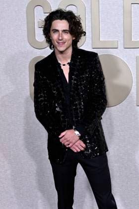 Timothee Chalamet at the 81 Golden Globe Awards at the Beverly Hilton Hotel Beverly Hills, 07 01 2024 Foto:xJ.xBlocx xFuturexImagex globes_2024_4303