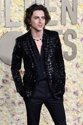 Timothee Chalamet at the 81 Golden Globe Awards at the Beverly Hilton Hotel Beverly Hills, 07 01 2024 Foto:xJ.xBlocx xFuturexImagex globes_2024_4306