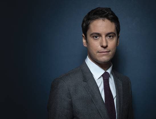 Reshuffle: Attal Could Be Named Prime Minister File photo - French Government Spokesperson Gabriel Attal poses for pictures ahead of an interview on Dimanche En Politique TV show on January 24, 2021 in Paris, France. - French National Education Minister Gabriel Attal could be named Prime Minister after Elisabeth Borne spoke with President Emmanuel Macron as a cabinet reshuffle appears imminent. Photo by Eliot Blondet ABACAPRESS.COM PARIS France  Copyright: xBlondetxEliot ABACAx