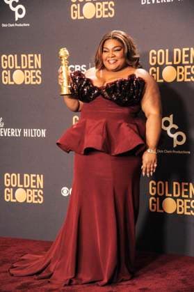 RECORD DATE NOT STATED Da Vine Joy Randolph in the press room, 81st Annual Golden Globe Awards - Press Room, Beverly Hilton Hotel, Beverly Hills, CA, United States, January 7, 2024. (Photo by: Elizabeth Goodenough Everett Collection) PUBLICATIONXNOTxINxCANxCHNxFRAxITAxJPNxNORxPOLxRUSxESPxUKxUSA