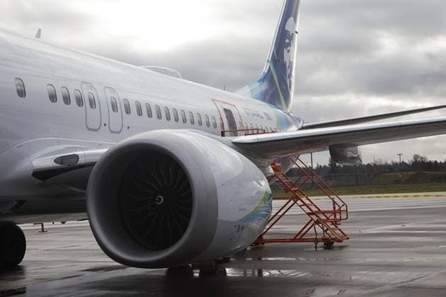 January 8, 2024, Portland, OR, United States: NTSB investigators sealed off the failed door plug of Alaska Airlines Flight 1282, a Boeing 737-9 MAX commercial aircraft, January 7, 2024 in Portland, Oregon. The aircraft suffered a blowout of a door plug on January 5th resulting in uncontrolled decompression of the aircraft and forcing an emergency landing. Portland United States - ZUMAp138 20240108_zaa_p138_010 Copyright: xNtsb NationalxTransportationx