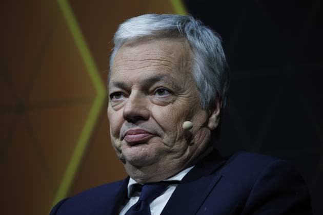 MR s Didier Reynders pictured during the 39th award ceremony for the Manager of the Year, Wednesday 10 January 2024 in Brussels. Flemish business magazine Trends, french-speaking counterpart Trends-Tendance, in collaboration with television channel Kanaal Z Canal Z, have a yearly tradition of electing a Flemish and a French-speaking manager of the year.  NICOLASxMAETERLINCK 83754617