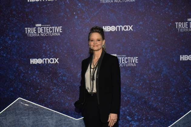 True Detective: Night Country Tv Series Premiere January 11, 2023, Mexico City, Mexico: American actress Jodie Foster attends the blue carpet for the Tv series premiere by HBO True Detective: Night Country at Cineteca Nacional. on January 11, 2023 in Mexico City, Mexico. (Photo by Carlos Tischler Eyepix Group) Copyright: xCarlosxTischler xEyepixxGroupx CT_11012024_108949