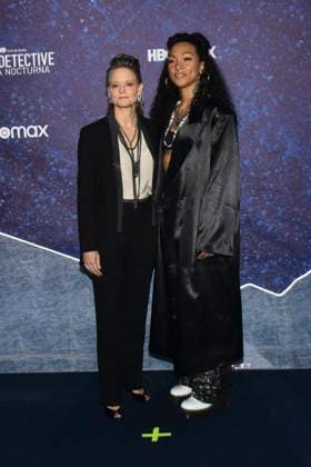 True Detective: Night Country Tv Series Premiere January 11, 2023, Mexico City, Mexico: American actress Jodie Foster and boxer and actress Kali Reis attend the blue carpet for the Tv series premiere by HBO True Detective: Night Country at Cineteca Nacional. on January 11, 2023 in Mexico City, Mexico. (Photo by Carlos Tischler Eyepix Group) Copyright: xCarlosxTischler xEyepixxGroupx CT_11012024_108972