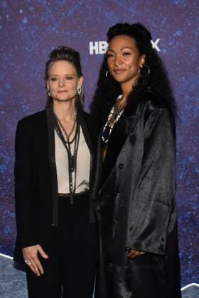 True Detective: Night Country Tv Series Premiere January 11, 2023, Mexico City, Mexico: American actress Jodie Foster and boxer and actress Kali Reis attend the blue carpet for the Tv series premiere by HBO True Detective: Night Country at Cineteca Nacional. on January 11, 2023 in Mexico City, Mexico. (Photo by Carlos Tischler Eyepix Group) Copyright: xCarlosxTischler xEyepixxGroupx CT_11012024_108990