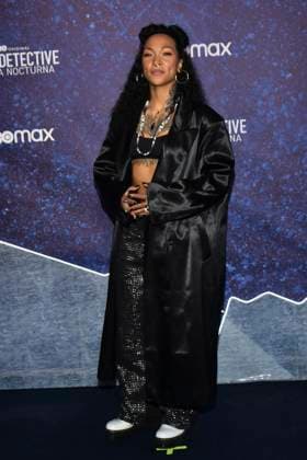 True Detective: Night Country Tv Series Premiere January 11, 2023, Mexico City, Mexico: Boxer and actress Kali Reis attends the blue carpet for the Tv series premiere by HBO True Detective: Night Country at Cineteca Nacional. on January 11, 2023 in Mexico City, Mexico. (Photo by Carlos Tischler Eyepix Group) Copyright: xCarlosxTischler xEyepixxGroupx CT_11012024_109004