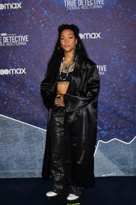 True Detective: Night Country Tv Series Premiere January 11, 2023, Mexico City, Mexico: Boxer and actress Kali Reis attends the blue carpet for the Tv series premiere by HBO True Detective: Night Country at Cineteca Nacional. on January 11, 2023 in Mexico City, Mexico. (Photo by Carlos Tischler Eyepix Group) Copyright: xCarlosxTischler xEyepixxGroupx CT_11012024_109005