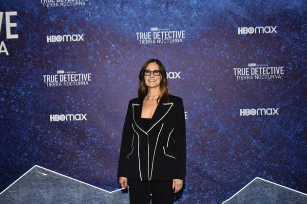 True Detective: Night Country Tv Series Premiere January 11, 2023, Mexico City, Mexico: Film producer Mari-Jo Winkler attends the blue carpet for the Tv series premiere by HBO True Detective: Night Country at Cineteca Nacional. on January 11, 2023 in Mexico City, Mexico. (Photo by Carlos Tischler Eyepix Group) Copyright: xCarlosxTischler xEyepixxGroupx CT_11012024_109022