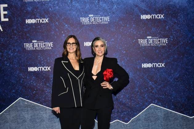 True Detective: Night Country Tv Series Premiere January 11, 2023, Mexico City, Mexico: Mari-Jo Winkler and Issa Lopez attend the blue carpet for the Tv series premiere by HBO True Detective: Night Country at Cineteca Nacional. on January 11, 2023 in Mexico City, Mexico. (Photo by Carlos Tischler Eyepix Group) Copyright: xCarlosxTischler xEyepixxGroupx CT_11012024_109052