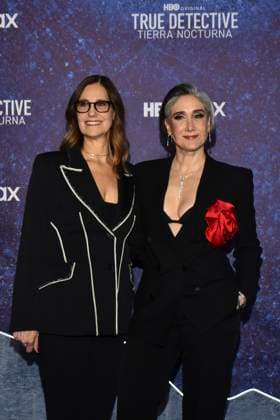 True Detective: Night Country Tv Series Premiere January 11, 2023, Mexico City, Mexico: Mari-Jo Winkler and Issa Lopez attend the blue carpet for the Tv series premiere by HBO True Detective: Night Country at Cineteca Nacional. on January 11, 2023 in Mexico City, Mexico. (Photo by Carlos Tischler Eyepix Group) Copyright: xCarlosxTischler xEyepixxGroupx CT_11012024_109062