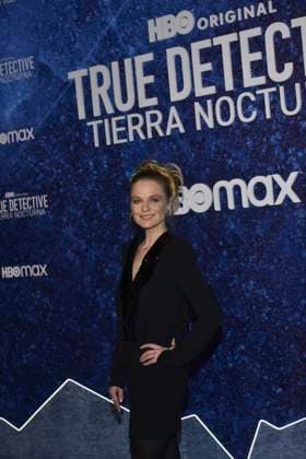 True Detective: Night Country Tv Series Premiere January 11, 2023, Mexico City, Mexico: Mexican actress Ana Layevska attends the blue carpet for the Tv series premiere by HBO True Detective: Night Country at Cineteca Nacional. on January 11, 2023 in Mexico City, Mexico. (Photo by Carlos Tischler Eyepix Group) Copyright: xCarlosxTischler xEyepixxGroupx CT_11012024_109066