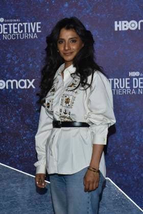 True Detective: Night Country Tv Series Premiere January 11, 2023, Mexico City, Mexico: Mexican actress Sofia Engberg attends the blue carpet for the Tv series premiere by HBO True Detective: Night Country at Cineteca Nacional. on January 11, 2023 in Mexico City, Mexico. (Photo by Carlos Tischler Eyepix Group) Copyright: xCarlosxTischler xEyepixxGroupx CT_11012024_109078
