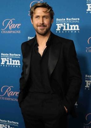 January 13, 2024, Santa Barbara, California, U.S.A: Ryan Gosling charms on the Red Carpet before he receives the Kirk Douglas Award for Excellence in Film from Santa Barbara International Film Festival 2024 on January 13. The exclusive dinner gala was held at the Ritz-Carlton Hotel. Santa Barbara U.S.A - ZUMAk144 20240113_znp_k144_097 Copyright: xAmyxKatzx