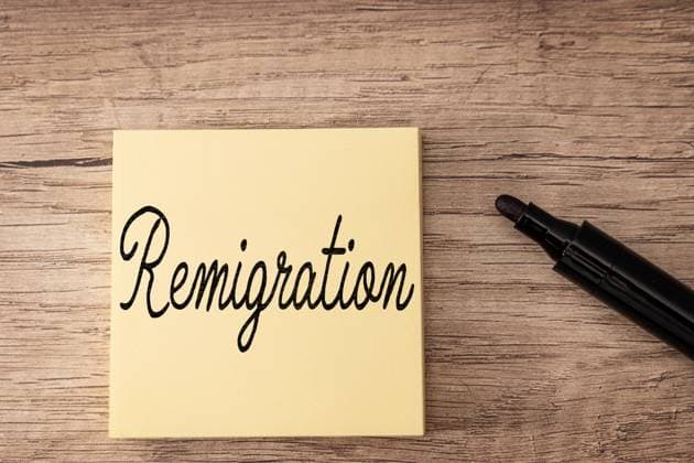15 January 2024: Remigration, the bad word of the year 2023 PHOTOMONTAGE *** Remigration, das Unwort des Jahres 2023 FOTOMONTAGE