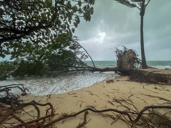 Cyclone strikes Mauritius, destroying the resort Beachcomber Paradis Golf and Spa, Travel, 15 01 2024 Le Morne Le Morne Mauritius Copyright: xkolbert-press ChristianxKolbertx