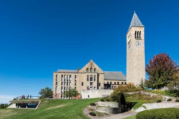 Library and McGraw bell tower on the Cornell University campus, Ithaca, New York, USA Ithaca New York United States EDITORIAL USE ONLY Copyright: xJohnxGreimx JohnxGreimx jgrmphotos000560