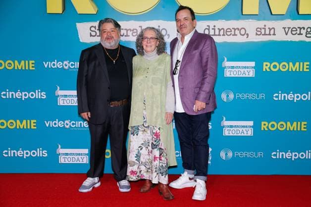 The Roomie Film Premiere January 16, 2024, Mexico City, Mexico: Jorge Aragon, Concepcion Taboada, Pedro Pablo Ibarra Attend the red carpet of the Roomie film premiere at cinepolis Perisur. on January 16, 2024 in Mexico City, Mexico. (Photo by Luis Marin Eyepix Group) Copyright: xLuisxMarin xEyepixxGroupx LM_16012024_109458
