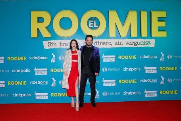 January 16, 2024, Mexico City, Ciudad de Mexico, Mexico: January 16, 2024, Mexico City, Mexico: Joso Eduardo Derbez and his girlfriend Paola Day Attend the red carpet of the Roomie film premiere at cinepolis Perisur. on January 16, 2024 in Mexico City, Mexico. Mexico City Mexico - ZUMAe321 20240116_zea_e321_041 Copyright: xLuisxMarin xEyepixxGroupx