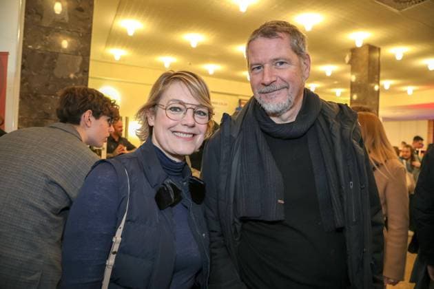 17 01 2024, Gartenbaukino, RICKERL MUSIK IS HÖCHSTENS A HOBBY Premiere , Absolute premiere highlight by Adrian Goiginger in the picture Elke Winkens, Andreas Prochaska, RICKERL MUSIK IS HÖCHSTENS A HOBBY Premiere