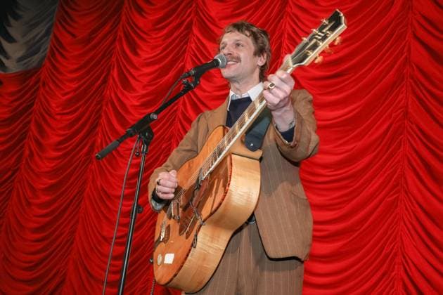 17 01 2024, Gartenbaukino, RICKERL MUSIK IS HÖCHSTENS A HOBBY Premiere , Absolute premiere highlight by Adrian Goiginger in the picture David VOODOO JÜRGENS Öllerer, a d stage, RICKERL MUSIK IS HÖCHSTENS A HOBBY Premiere