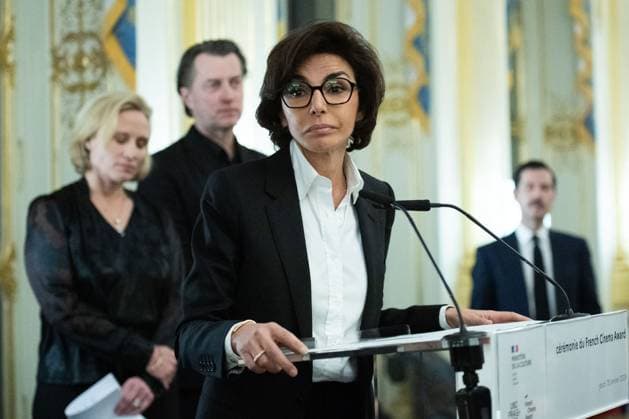 French Cinema Award 2024 Ceremony Rachida Dati attending the Ceremony for the French Cinema Award 2024 awarding Melvil Poupaud in Paris, France on January 18, 2024. Photo by Aurore Marechal ABACAPRESS.COM Paris France  Copyright: xMarechalxAurore ABACAx