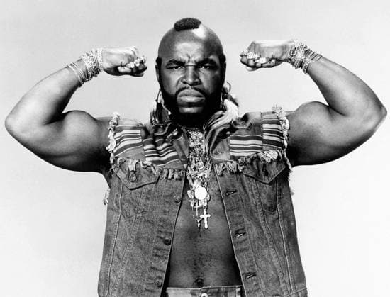 Mr. T (Laurence Tureaud), The A-Team (1984). Photo credit: NBC (File Reference 34580-642THA)  Copyright: xAmericanxPictorialx 34580-642THA The Hollywood Archive