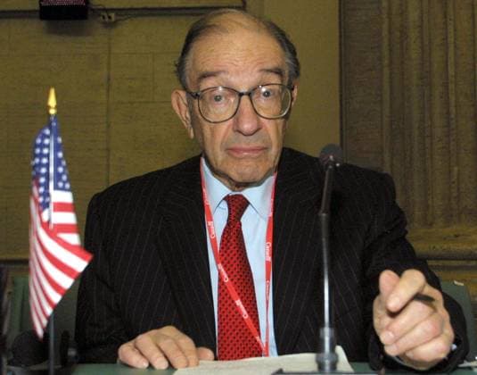G-20 meeting Alan Greenspan, Chairman of the Board of Governors, Federal Reserve System of the United States of America waits for a meeting of the G-20 to begin on Ottawa Saturday, November 17, 2001. (iPhoto.ca David Lucas) (File size:8.98Mb) OTTCAN11170103 Ottawa Canada EDITORIAL USE ONLY Copyright: x iPhoto.cax OTTCAN11170103 DavidxLucasx OTTCAN11170103