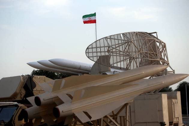 Iran, Militärübung am Persischen Golf January 19, 2024, Undisclosed, Persian Gulf, Iran: War equipments during a military drill at an undisclosed location in the Persian Gulf, southern Iran. Undisclosed Iran - ZUMAi98_ 20240119_zih_i98_009 Copyright: xIranianxArmyxOfficex