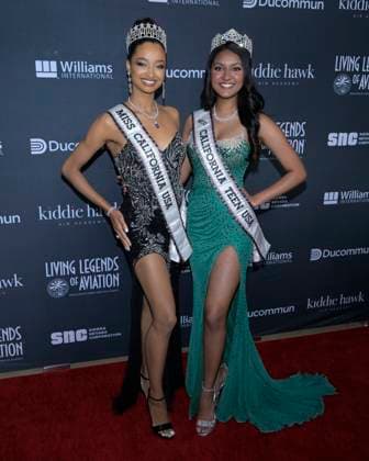 Bilder des Jahres 2024, Entertainment 01 Januar Entertainment Themen der Woche KW03 Entertainment Bilder des Tages 19 January 2024 - Beverly Hills, California - Tianna Clark and Taliya Peiris. 21st Living Legends of Aviation 2024 at The Beverly Hilton. Photo Credit: Billy Bennight AdMedia 300787 2024-01-19 California Beverly Hills Etats-Unis  Copyright: xAdMediax STAR_300787_040