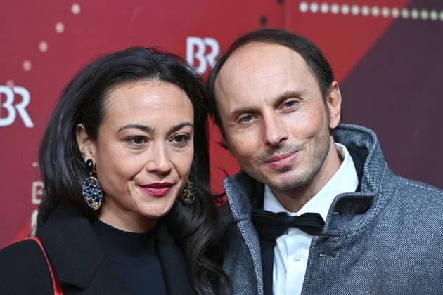 Luca VERHOEVEN with wife Stephanie Red Carpet,Red Carpet,Bavarian Film Award 2023 on 19 09 2024 at the Prinzregententheater in Munich 2