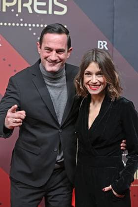 Soenke Moehring and Anna Julia Antonucci Red Carpet,Red Carpet,Bavarian Film Award 2023 on 19 09 2024 at the Prinzregententheater in Munich r