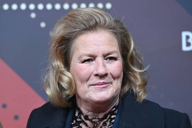 Suzanne von Borsody actress, single picture, cropped single motif, portrait, portrait red carpet, red carpet,Bavarian Film Award 2023 on 19 09 2024 at the Prinzregententheater in Munich Sven Simon Fotoagentur GmbH Co Pressefoto KG Prinzess Luise Str 41 45479 M u e l